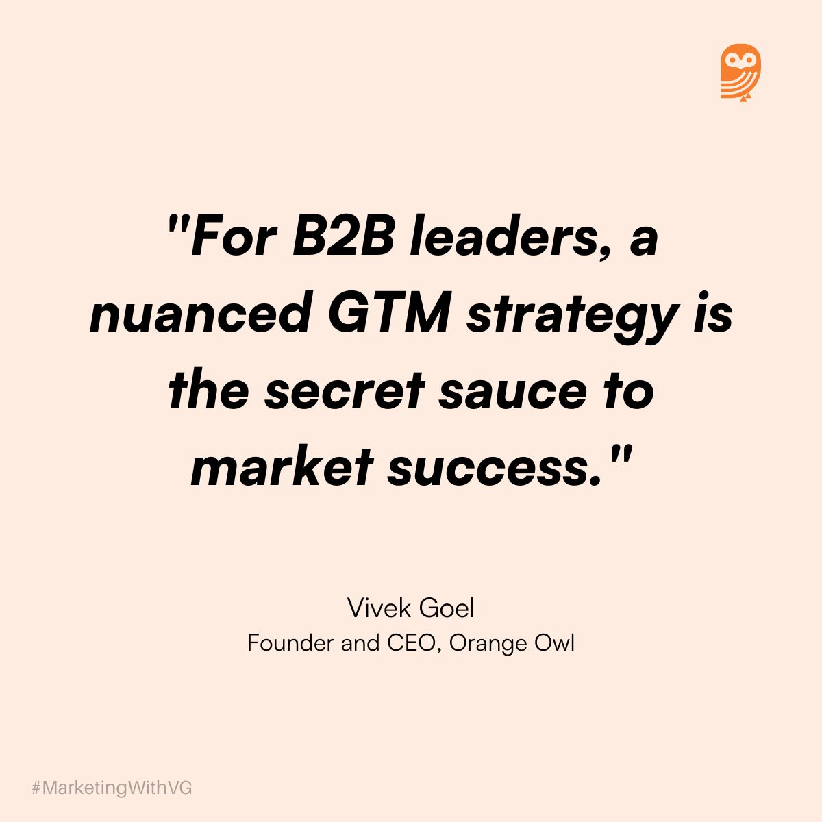 Quotes by vivek on b2b leaders