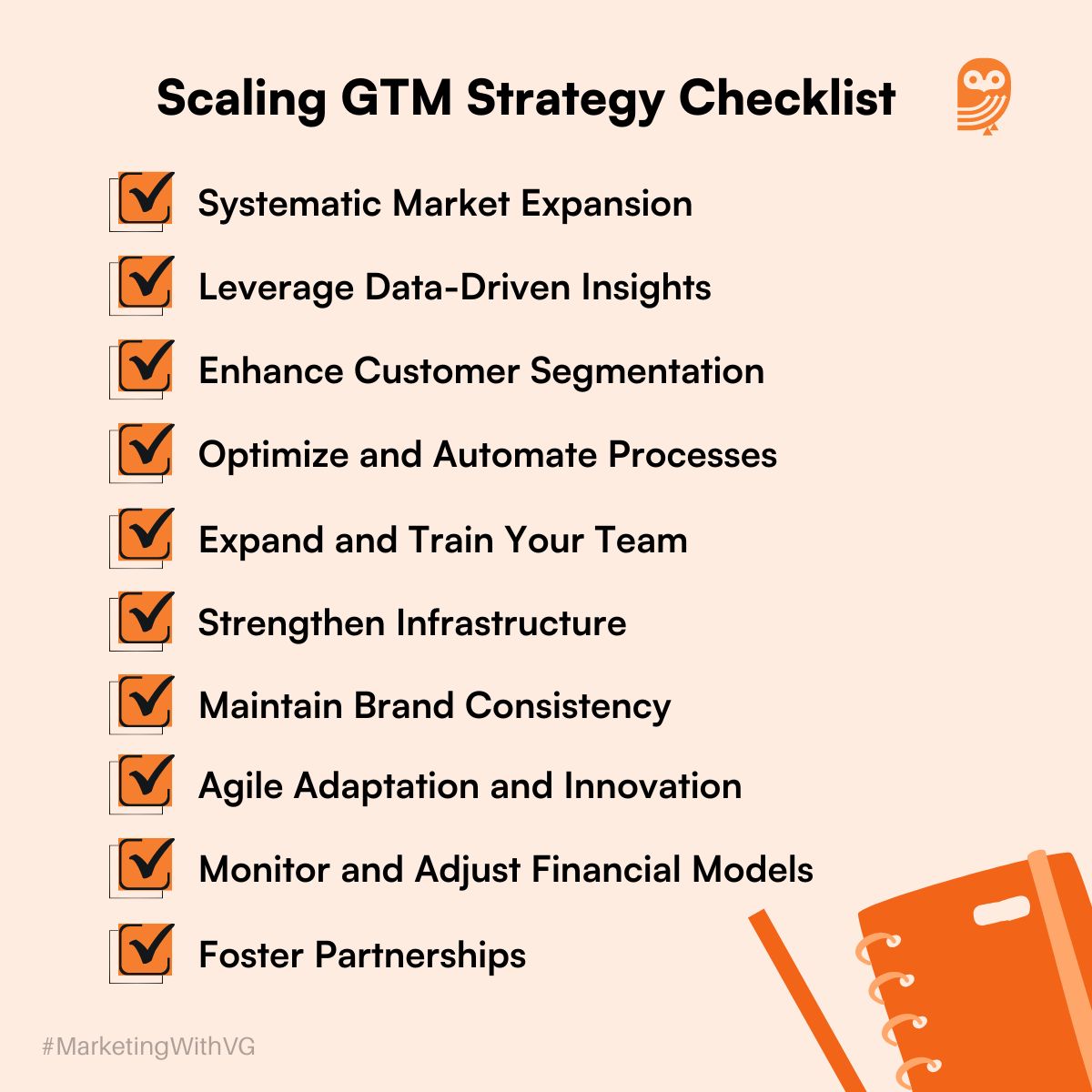 checklist for scaling your b2b gtm Strategy 