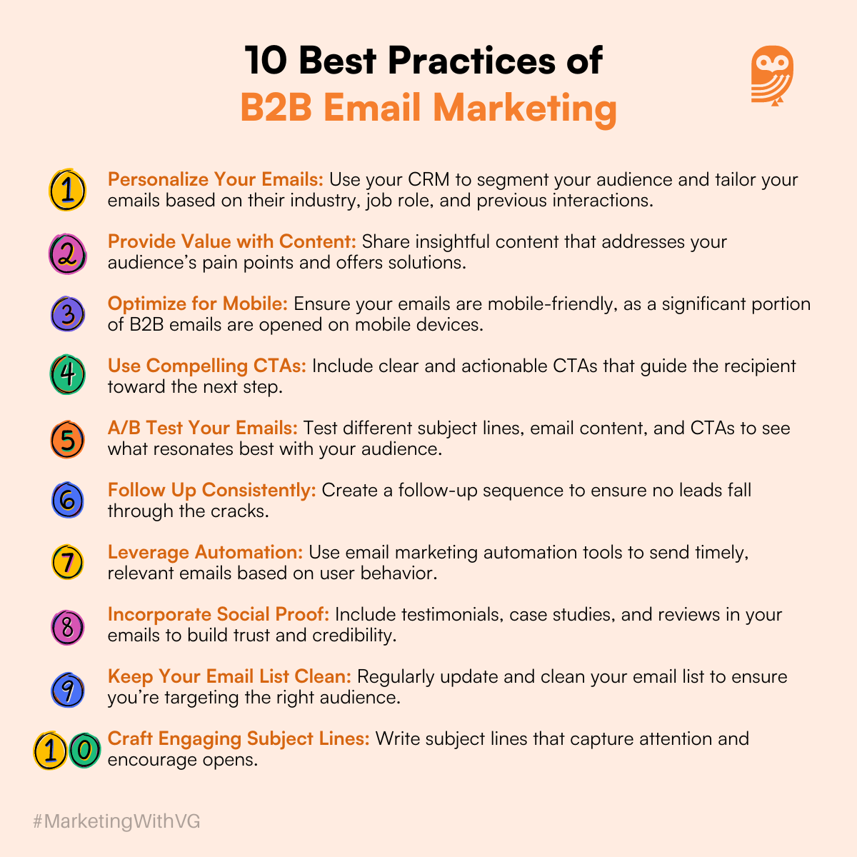 10 Best Practices of B2B Email Marketing