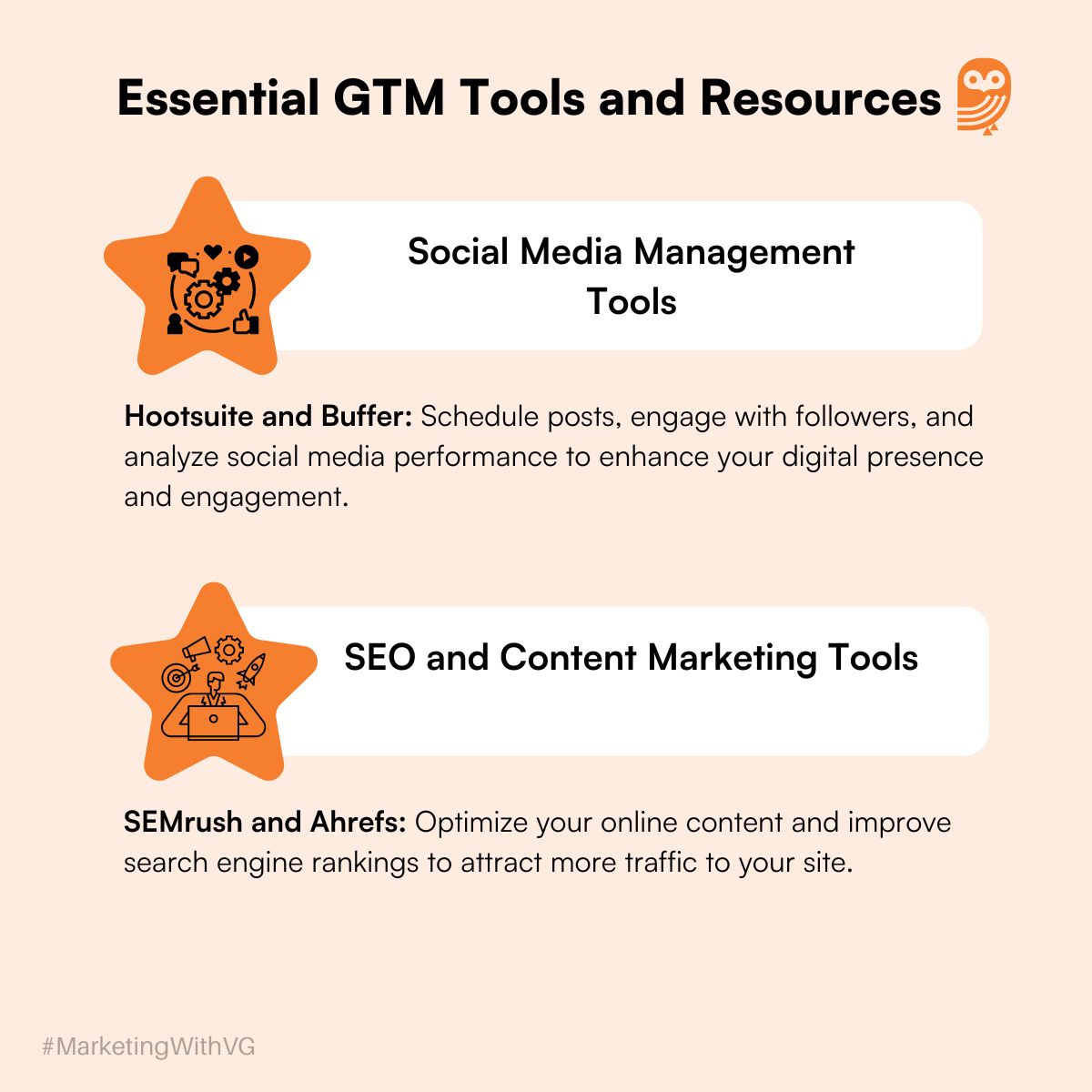 Essential GTM tools_Social Media management tools_SEO and Content marketing tools