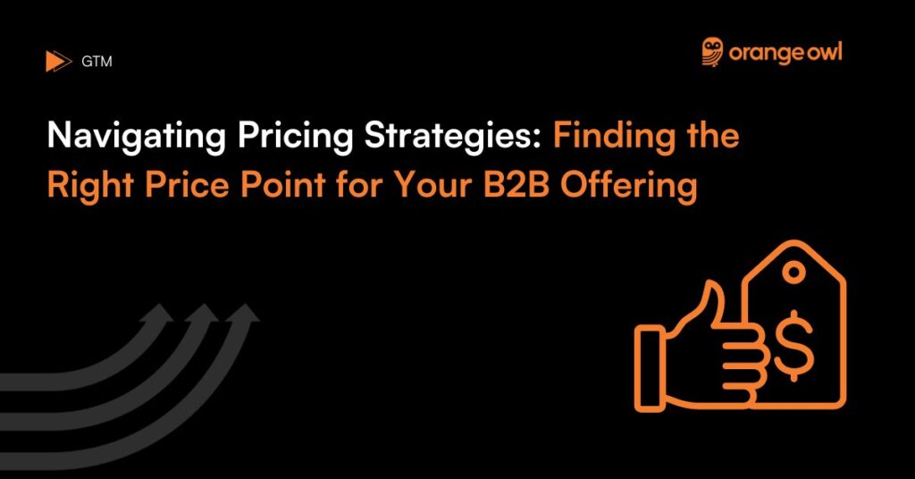 Pricing strategies for B2B