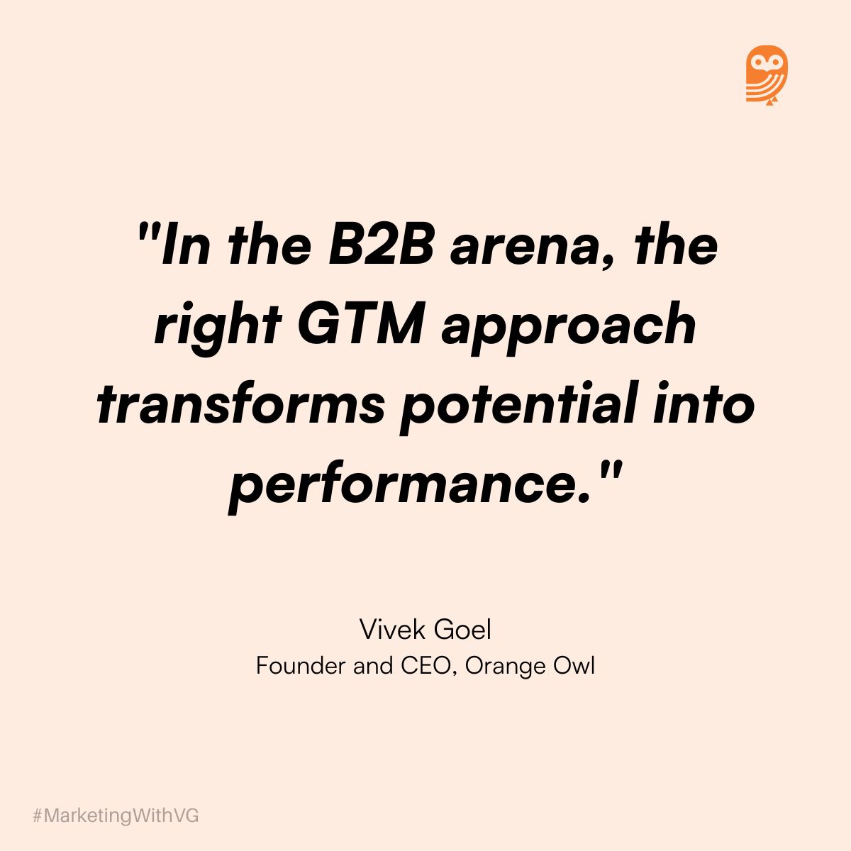 Quotes by Vivek on GTM B2B Arena