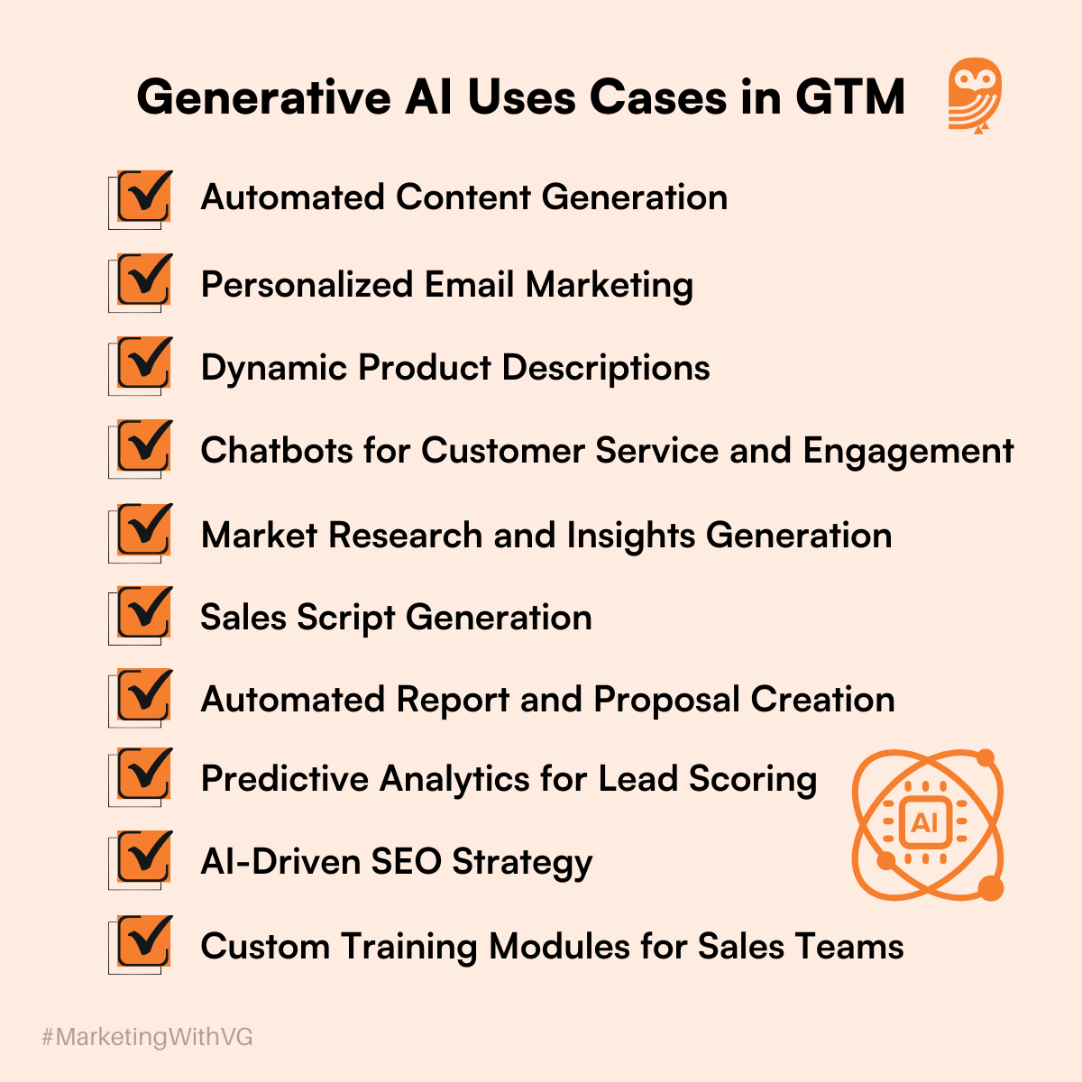 Generative AI Uses Cases in GTM