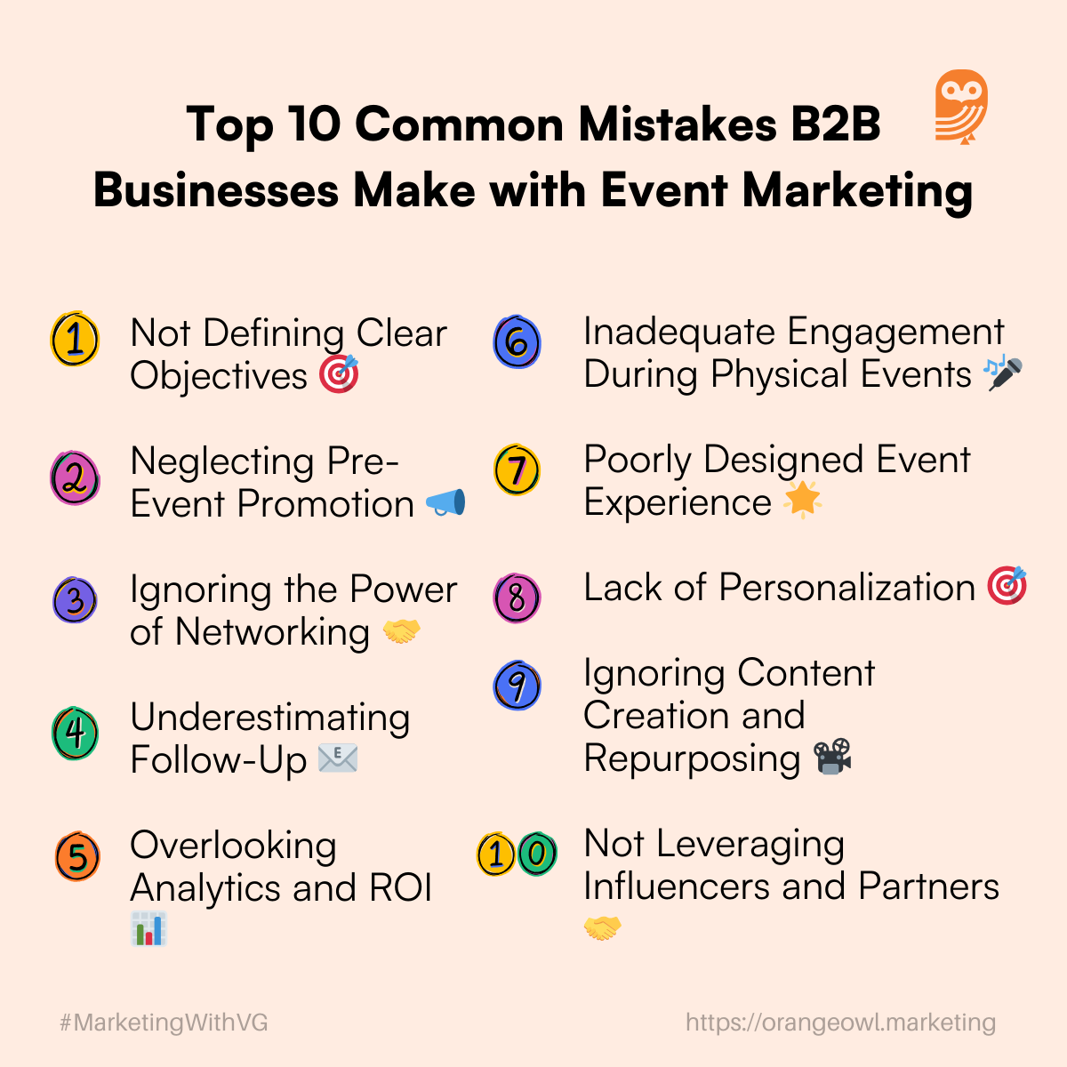 Top 10 Common Mistakes B2B Businesses Make with Event Marketing