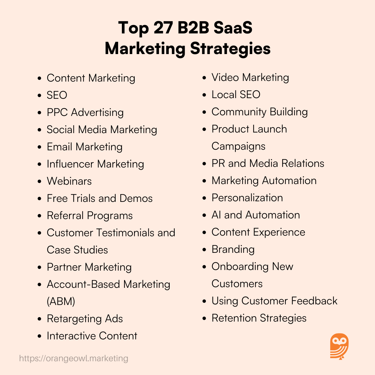 Top 27 B2B SaaS Marketing Strategies