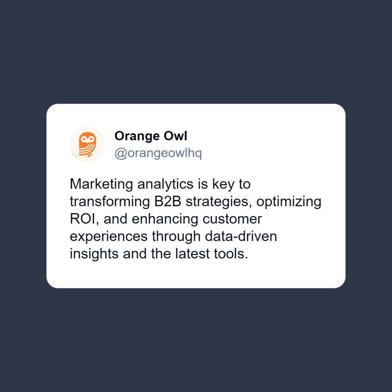 Mastering B2B Marketing Analytics: A Comprehensive Guide to Success in 2024