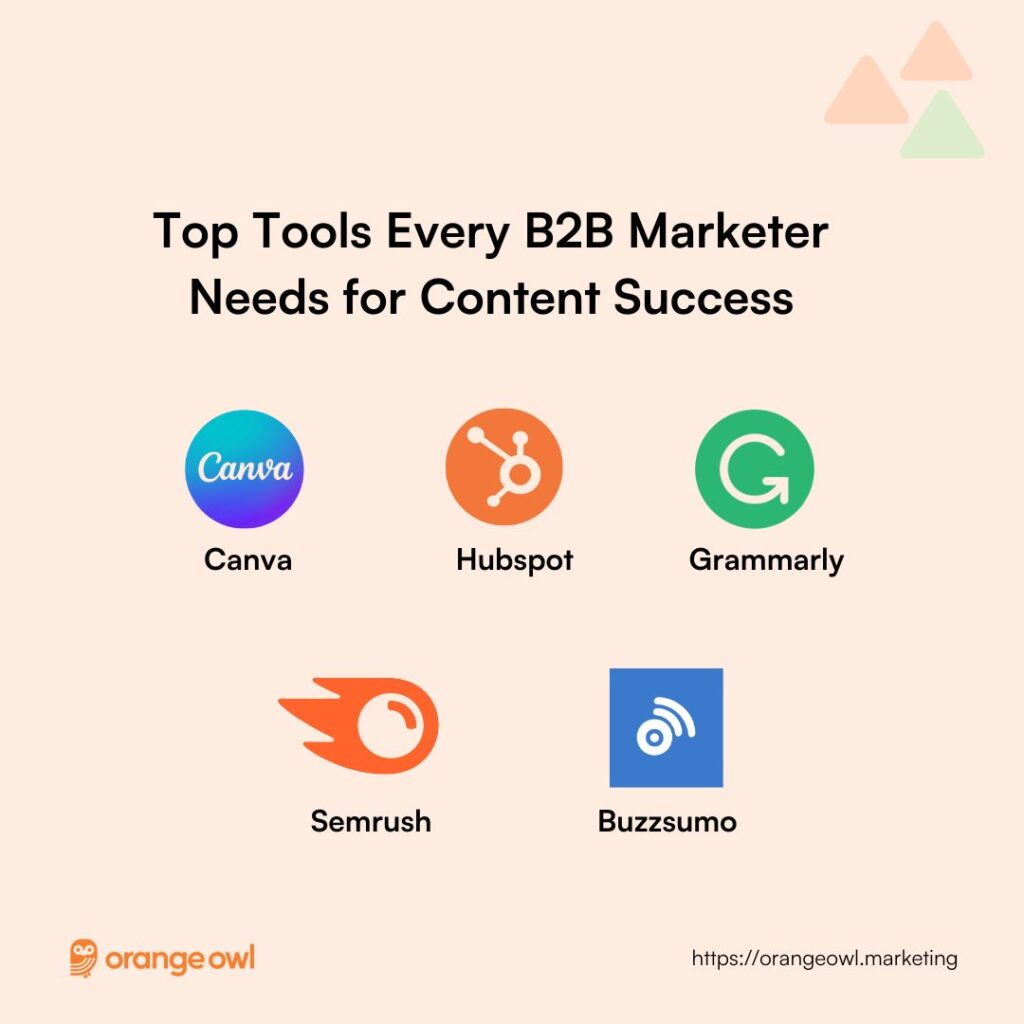 Top Tools Every B2B Marketer Needs for Content Success