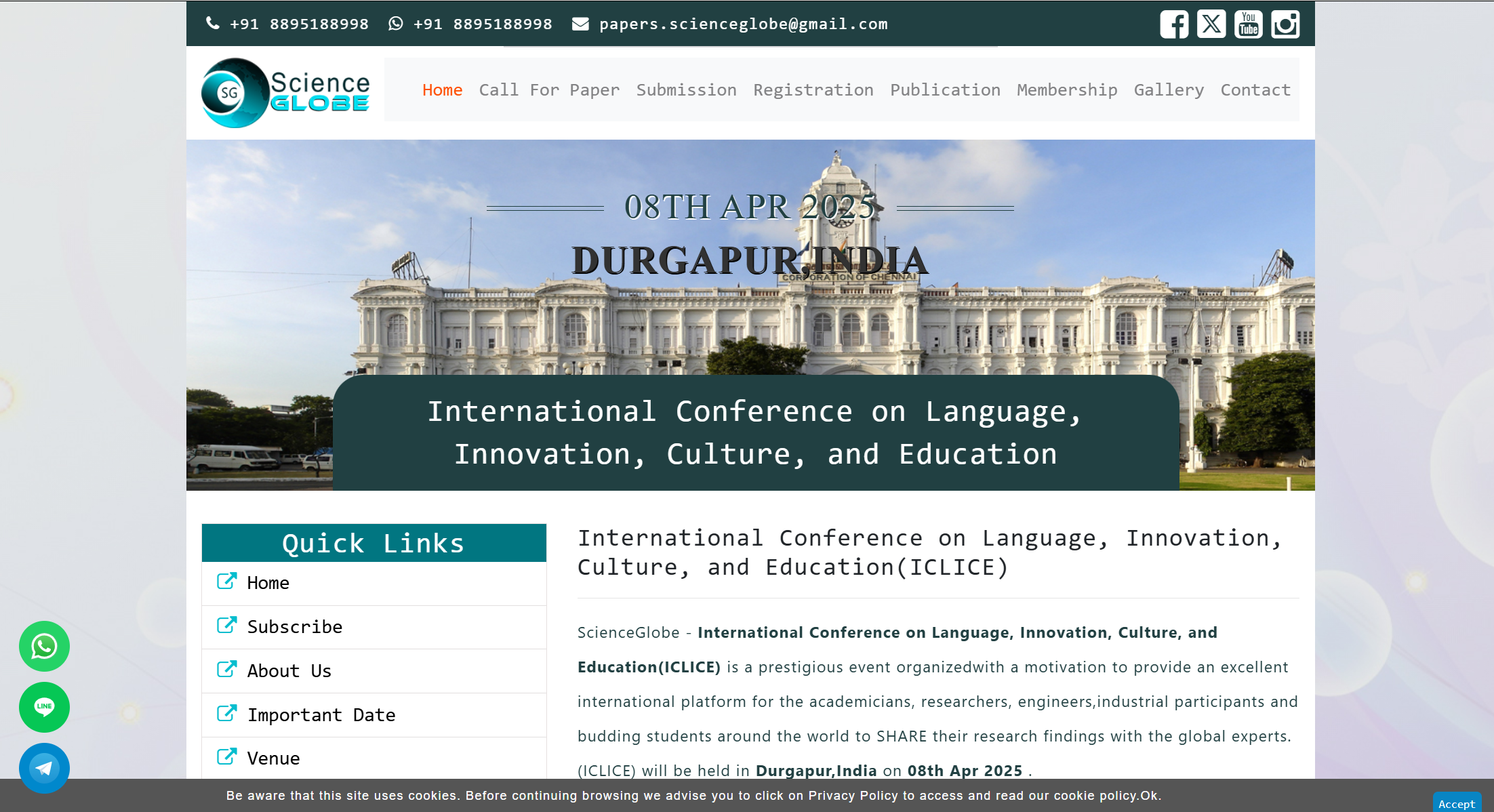 International Conference on Language, Innovation, Culture, and Education