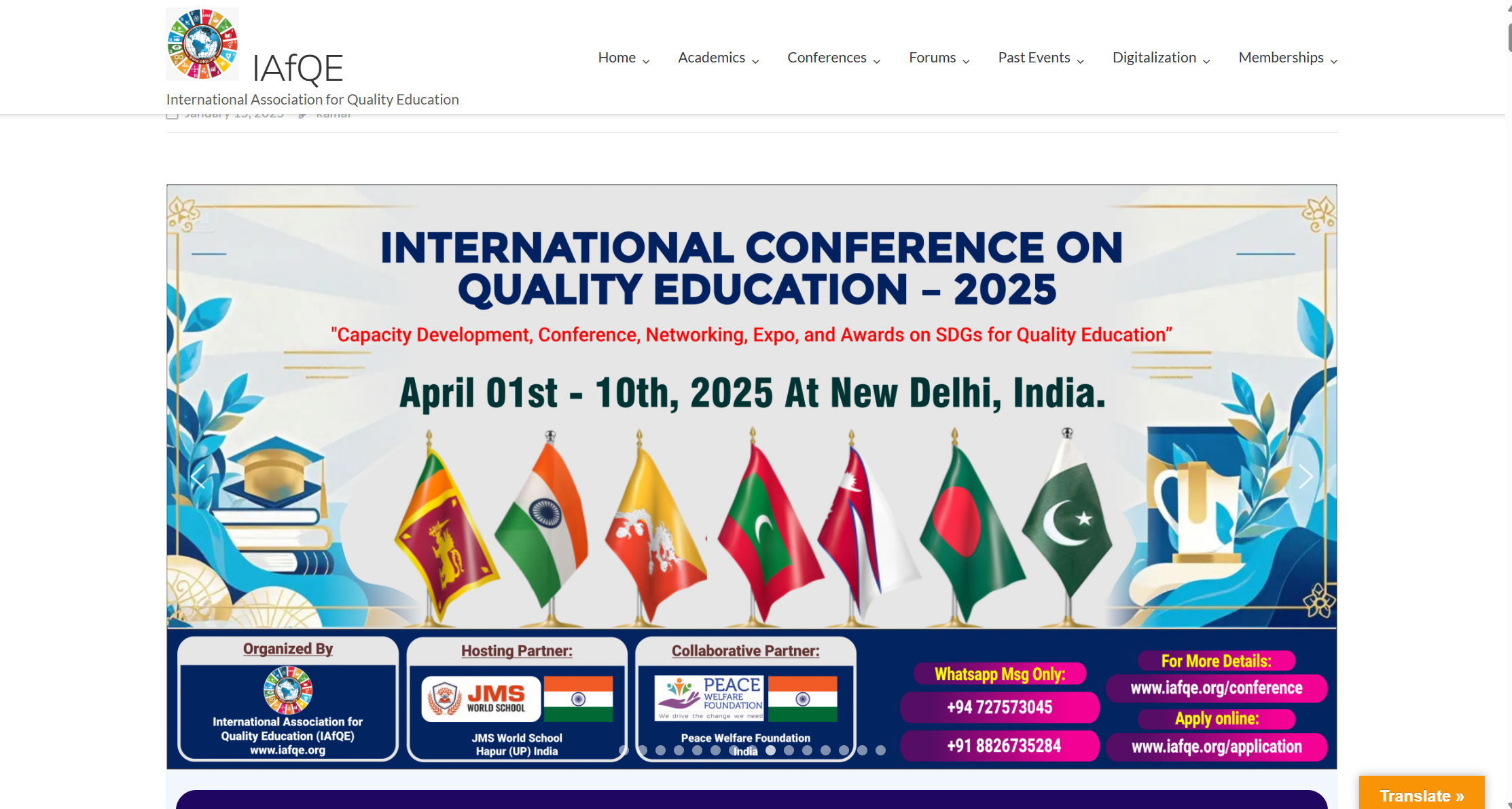 International Conference on Quality Education