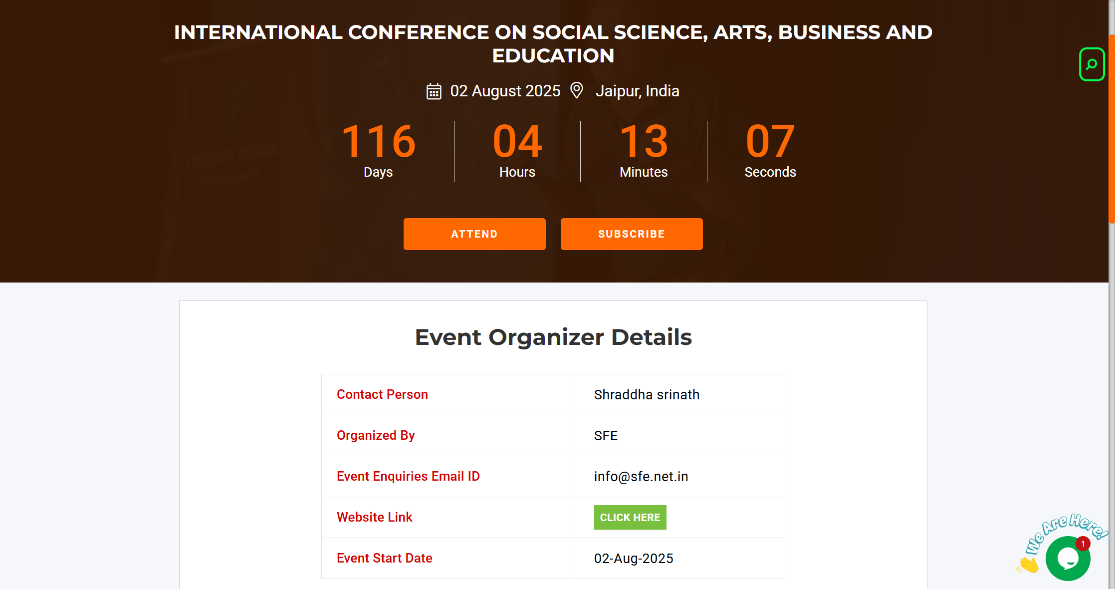 https://conferencealerts.co.in/event/3343409