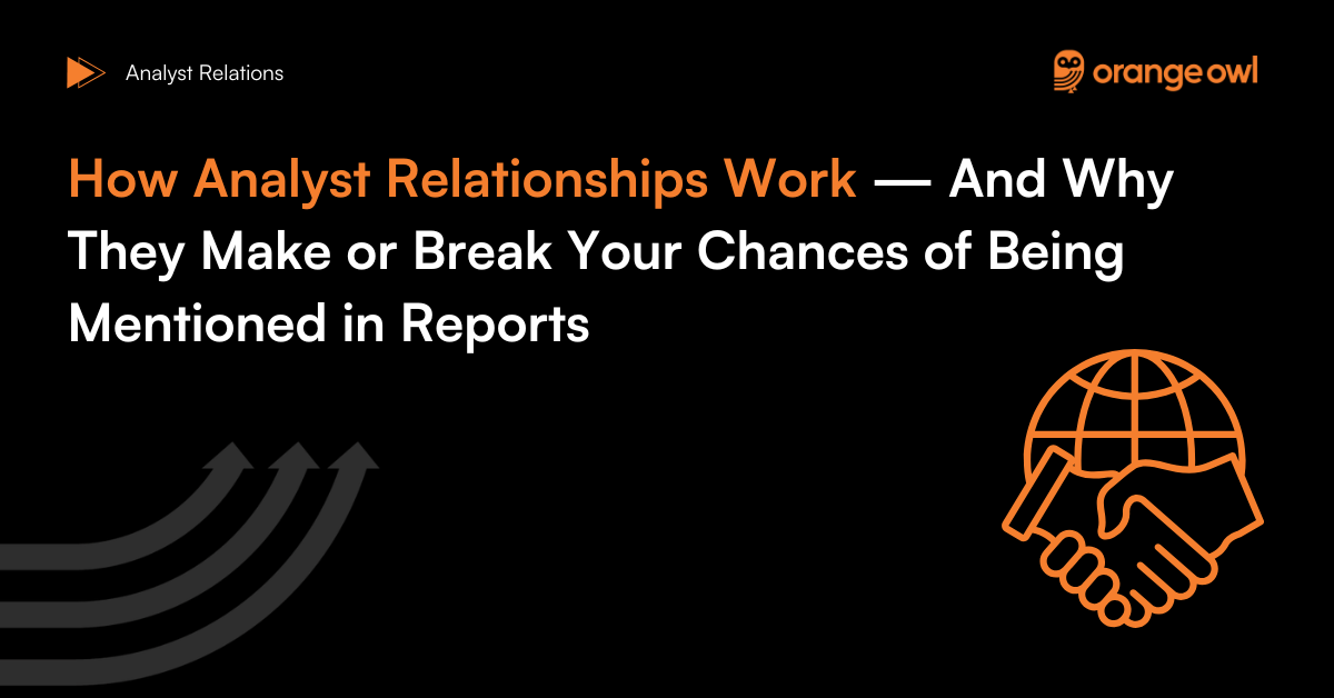 How Analyst Relationships Work